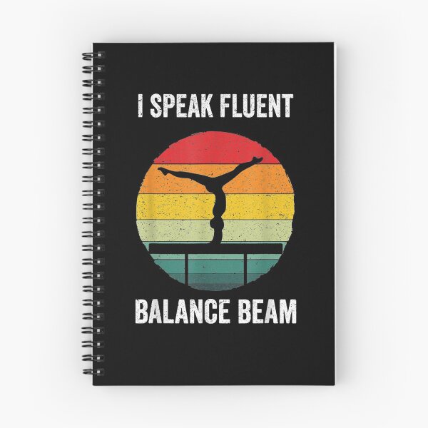 Item preview, I Speak Fluent Balance Beam Vintage Gymnastics Gift  designed and sold by christinero2.