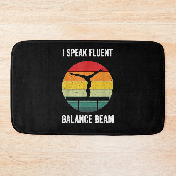 Item preview, I Speak Fluent Balance Beam Vintage Gymnastics Gift  designed and sold by christinero2.