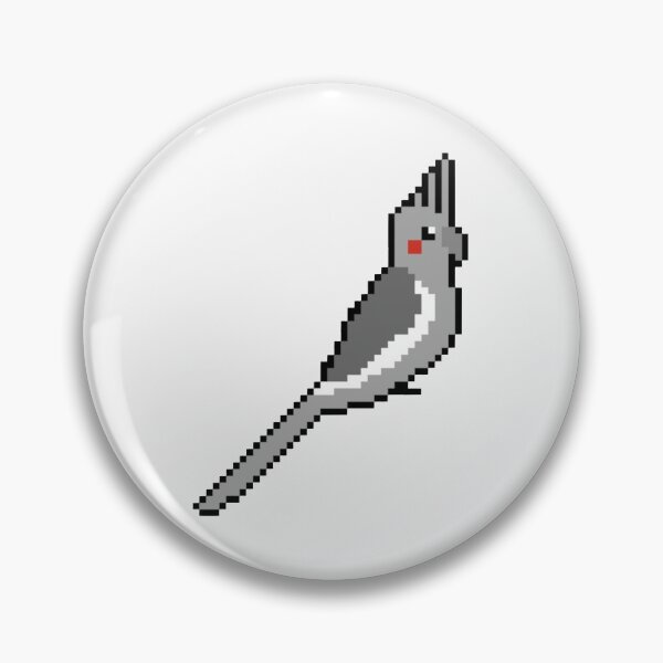 Item preview, Pixel Art Female Cockatiel designed and sold by Sauropsida.