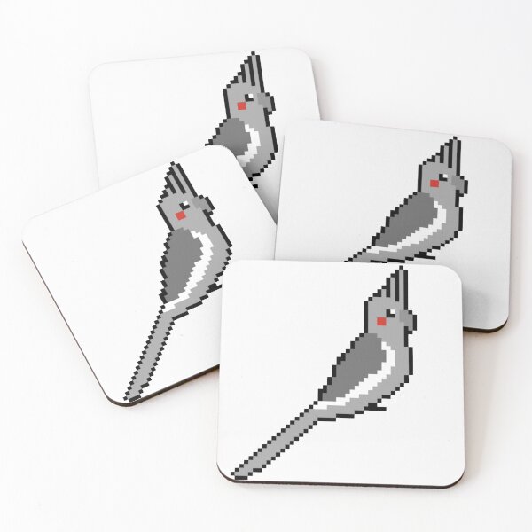 Item preview, Pixel Art Female Cockatiel designed and sold by Sauropsida.