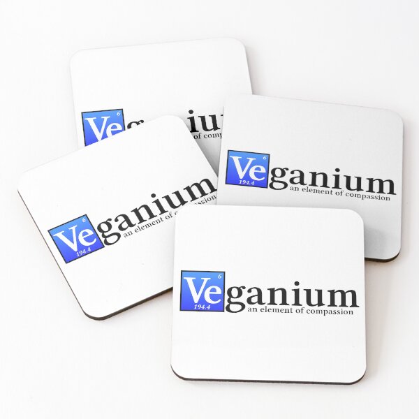 Item preview, Veganium an element of compassion - bright BG designed and sold by reIntegration.