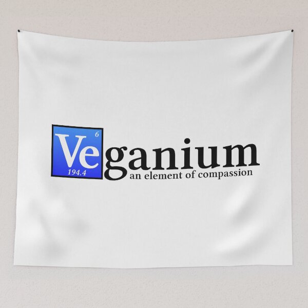 Item preview, Veganium an element of compassion - bright BG designed and sold by reIntegration.