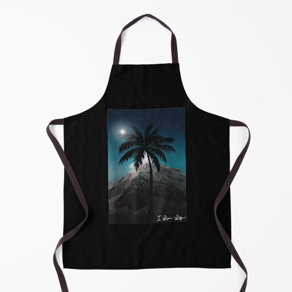 Item preview, I Live Life Night Sky Signature Palm Tree Mountain Picture  designed and sold by christinero2.