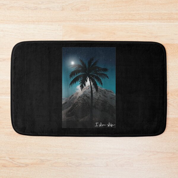 Item preview, I Live Life Night Sky Signature Palm Tree Mountain Picture  designed and sold by christinero2.
