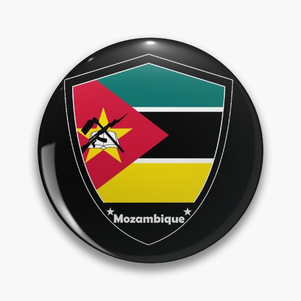 Item preview, Mozambique Flag Badge designed and sold by Gina-Driada.