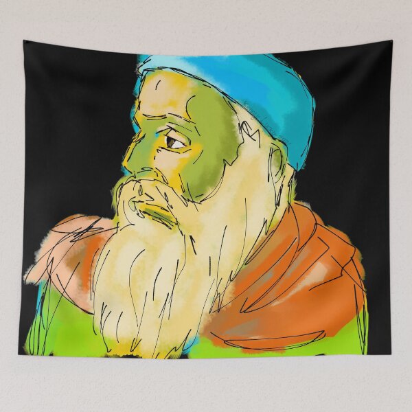 Item preview, Rabbi Nachmanides Ramban Painting designed and sold by KennyLucky.