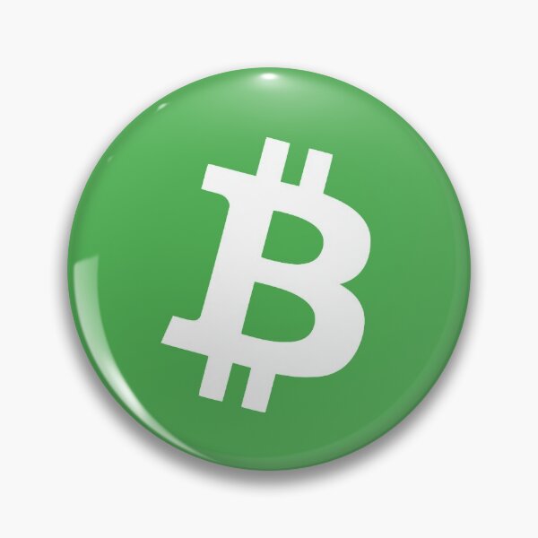Item preview, Bitcoin Green Symbol designed and sold by RetroRobbo.