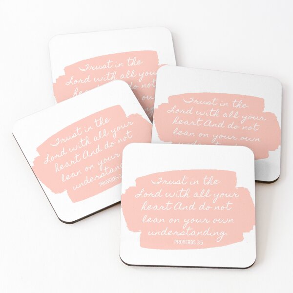 Item preview, Proverbs 3:5 Catholic Christian Qoute designed and sold by MereFaith.