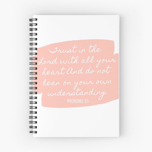 Item preview, Proverbs 3:5 Catholic Christian Qoute designed and sold by MereFaith.