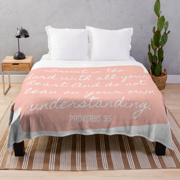 Item preview, Proverbs 3:5 Catholic Christian Qoute designed and sold by MereFaith.