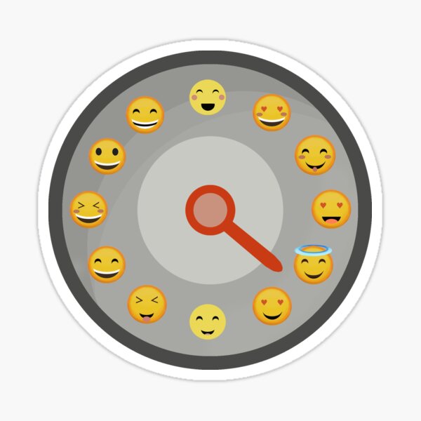 "Emojis Stopwatch" Sticker by dbdan Redbubble