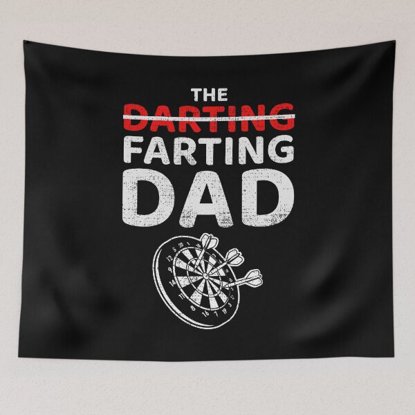 Item preview, Darts Players Bullseye Shooting Sport Fart Dad Fathers day Funny designed and sold by CuteDesigns1.