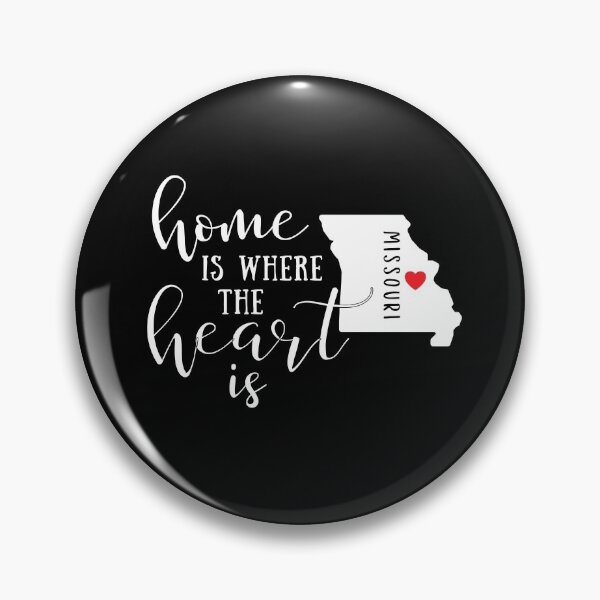 Item preview, Missouri, Home Is Where the Heart Is, Home State designed and sold by ladylaughprints.