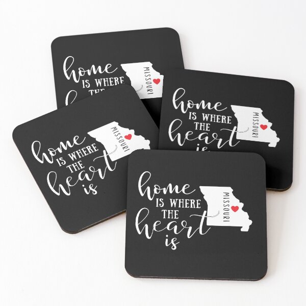 Item preview, Missouri, Home Is Where the Heart Is, Home State designed and sold by ladylaughprints.