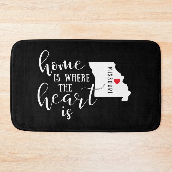 Item preview, Missouri, Home Is Where the Heart Is, Home State designed and sold by ladylaughprints.