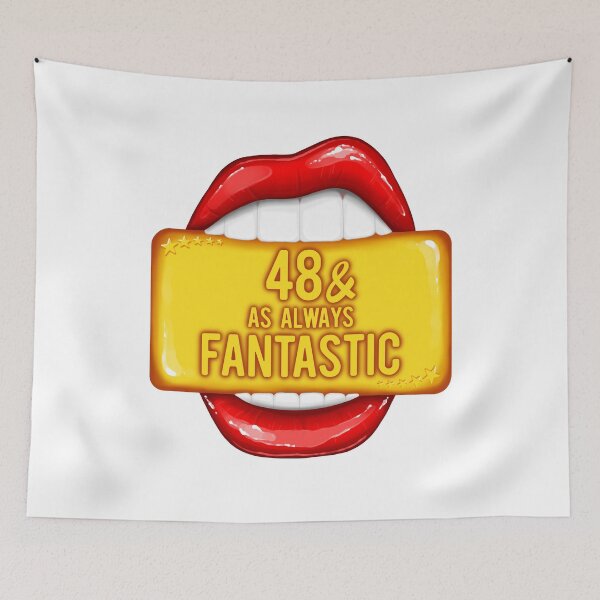 Item preview, 48th Birthday Women 48 & As Always Fantastic Red Lips Bday designed and sold by ZNOVANNA.