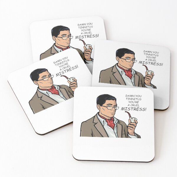 Item preview, Archer Sitcom - Damn You Tinnitus You're A Cruel Mistress! designed and sold by JohnJudith3.