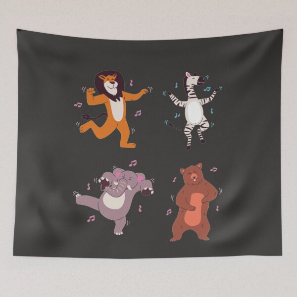 Item preview, Kids, after school care, wild creatures with music designed and sold by thekidsprint.