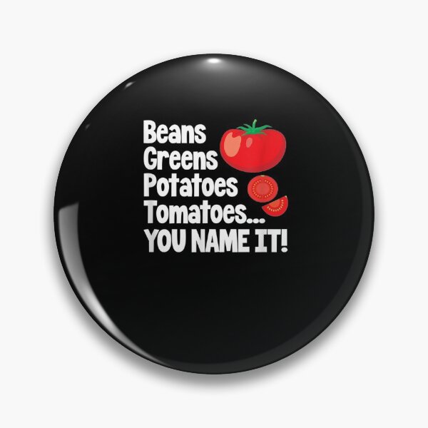 Item preview, Beans Greens Potatoes Tomatoes Funny Tomato Thanksgiving Day  designed and sold by christinero2.