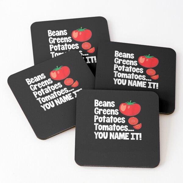 Item preview, Beans Greens Potatoes Tomatoes Funny Tomato Thanksgiving Day  designed and sold by christinero2.