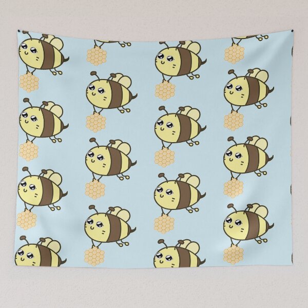 Item preview, Cute Wholesome Bee in sky designed and sold by ICRainbowMoons.