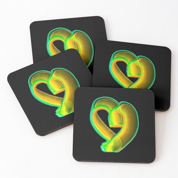 Item preview, Green yellow ice cold heart  designed and sold by Design your dreams.
