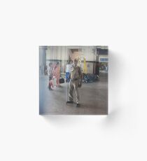 Policeman at Hyderabad Station Acrylic Block
