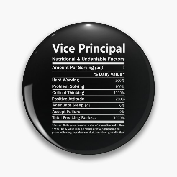Item preview, Vice Principal T Shirt - Nutritional and Undeniable Factors Gift Item Tee designed and sold by oslandefren.
