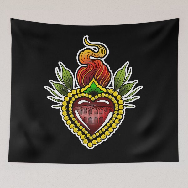 Item preview, Sacred heart by Luke Red designed and sold by lukeredtattoo.