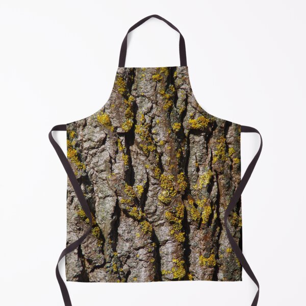 Item preview, Poplar bark pattern with sulfur lichen designed and sold by Treemonk.