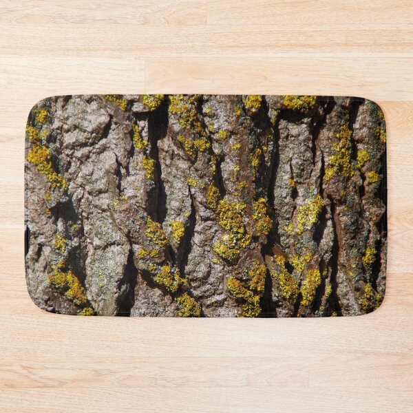 Item preview, Poplar bark pattern with sulfur lichen designed and sold by Treemonk.