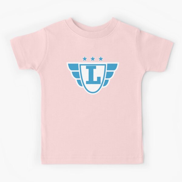 Superhero Letter L. Stars and Wings Kids T-Shirt