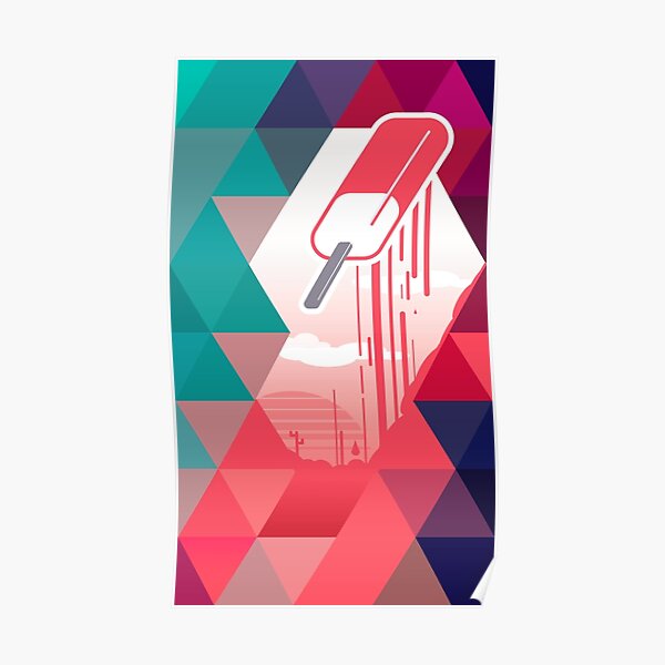 Watermelon Popsicle Poster
