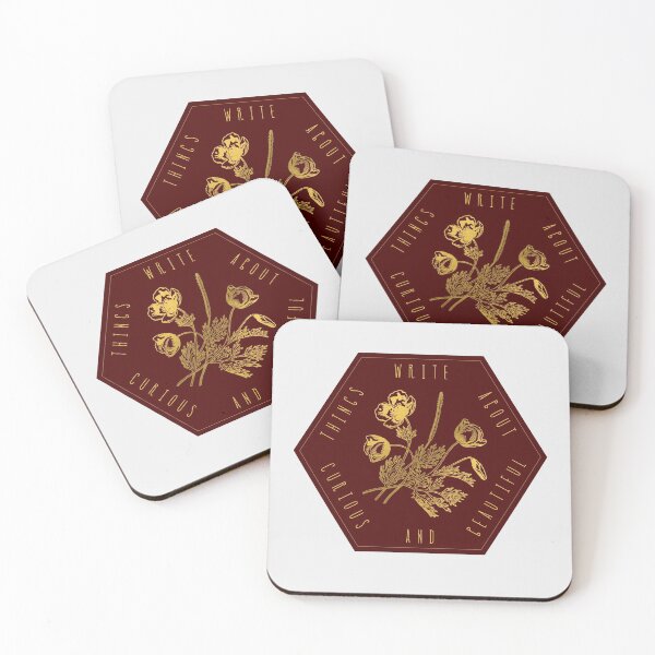 Item preview, Write About Beautiful And Curious Things // Writing Quotes designed and sold by vela-ramhorn.
