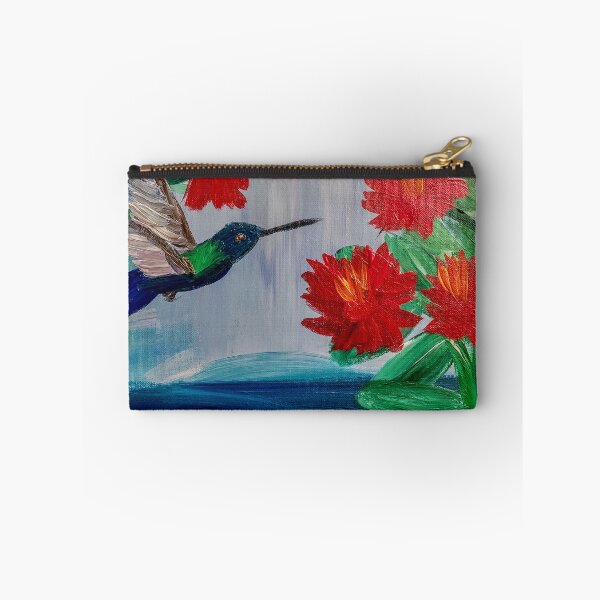 Item preview, Hummingbird about to feed on nectar  designed and sold by kkartwork.