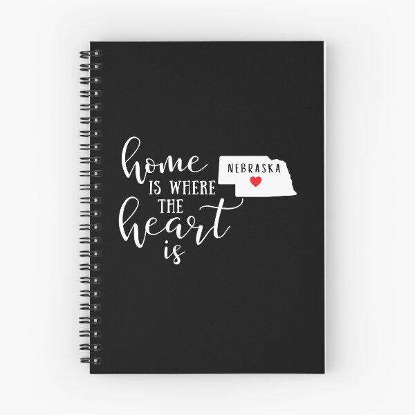 Item preview, Nebraska, Home Is Where the Heart Is, Home State designed and sold by ladylaughprints.