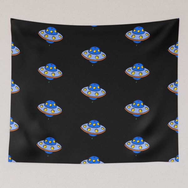 Item preview, Kids blue spaceships designed and sold by thekidsprint.