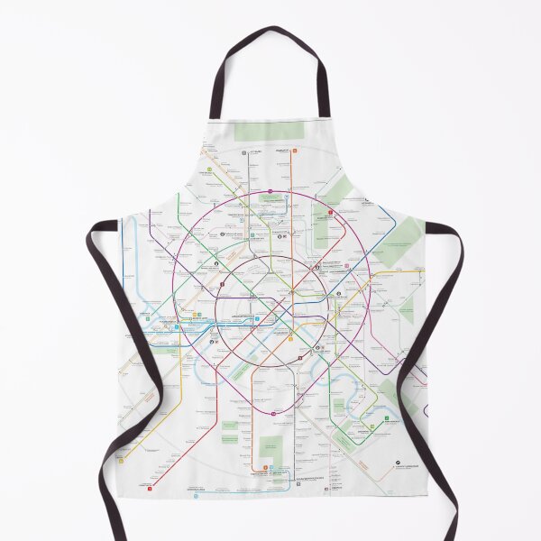 Item preview, Moscow metro map designed and sold by Jug Cerovic.