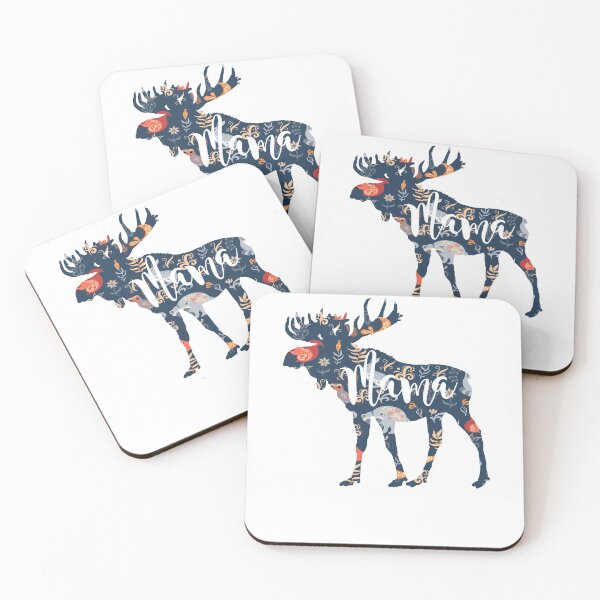 Item preview, Mama Moose Floral Woodland Cute Gift T-Shirt designed and sold by HammonArt.