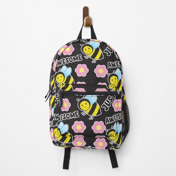 Item preview, Funny, Happy, Cute and Kawaii Wholesome Bee Graphic illustrations Plus Text Just Bee Awesome Design with Seamless Pattern Variations designed and sold by NightGleam.