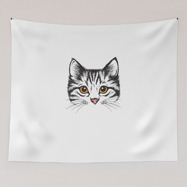 Item preview, Cute Cat With Red Nose  designed and sold by OrloHuels.