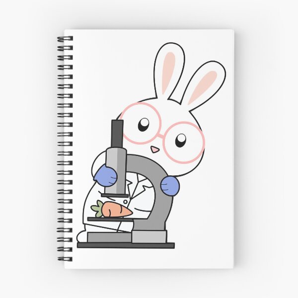 Item preview, Cute Scientist Bunny with Microscope Fitt designed and sold by OrloHuels.