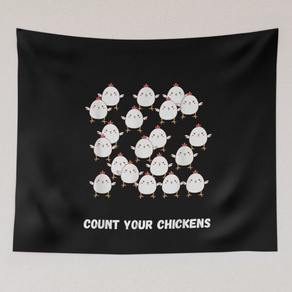 Item preview, Count Your Chickens Funny Chicken Hen Bird Farmer  designed and sold by dannareyansh.