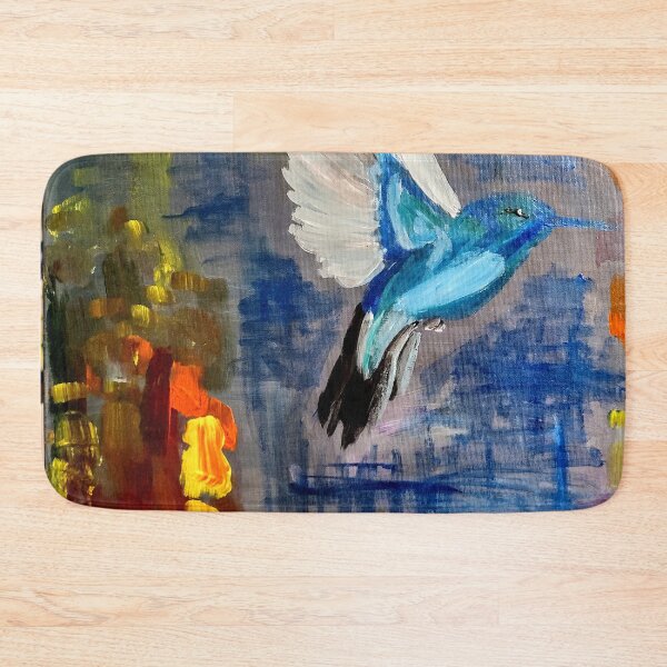 Item preview, Hummingbird about to feed on nectar  designed and sold by kkartwork.