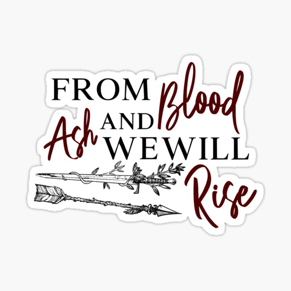 From Blood And Ash Stickers for Sale  Redbubble