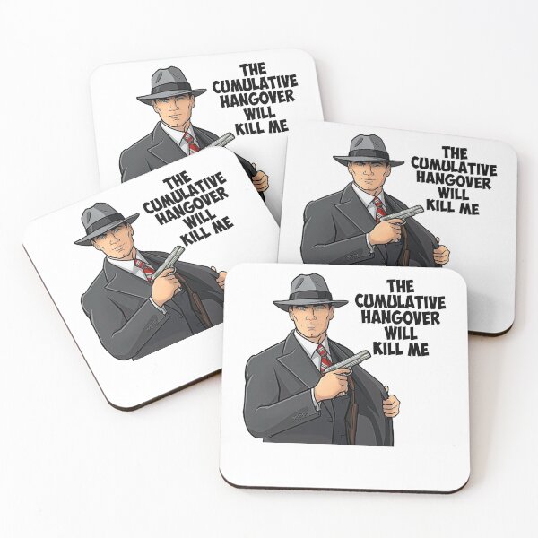 Item preview, Vintage Archer American Sitcom - The Cumulative Hangover Will Kill Me designed and sold by JohnJudith3.