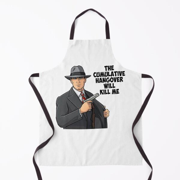 Item preview, Vintage Archer American Sitcom - The Cumulative Hangover Will Kill Me designed and sold by JohnJudith3.