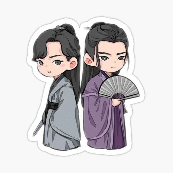 Zhou Zi Shu and Wen Ke Xing Sticker