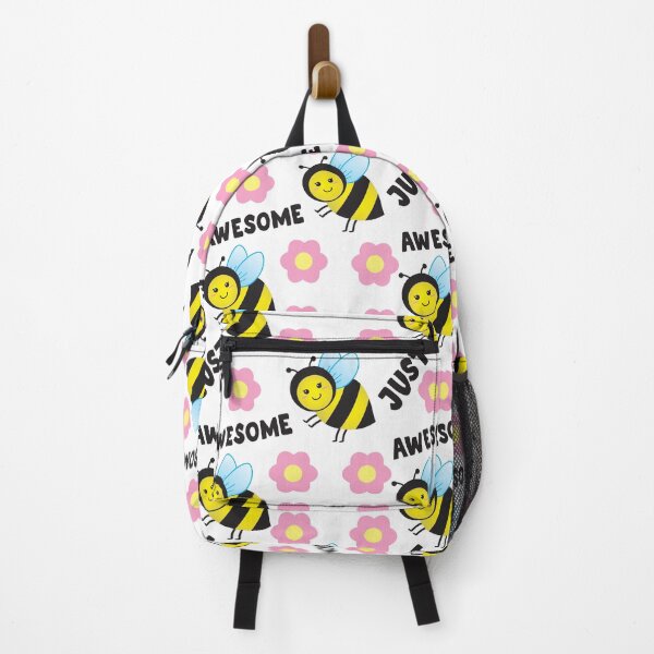 Item preview, Funny, Happy, Cute and Kawaii Wholesome Bee Graphic illustrations Plus Text Just Bee Awesome Design with Seamless Pattern Variations designed and sold by NightGleam.