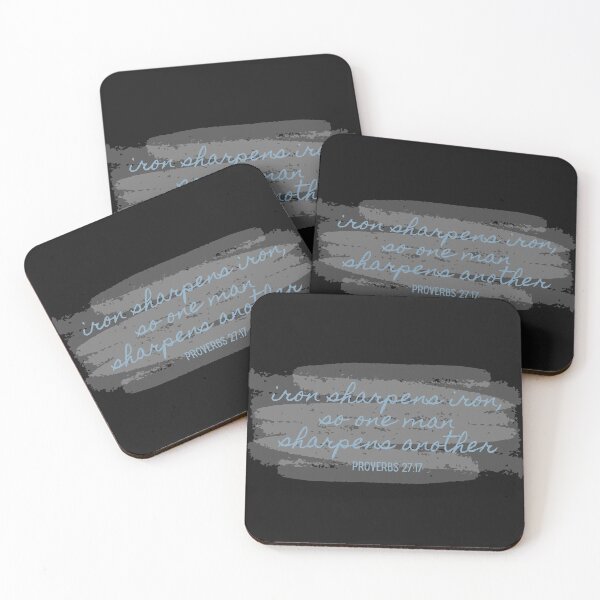Item preview, Iron sharpens Iron Proverbs 27:17  designed and sold by MereFaith.